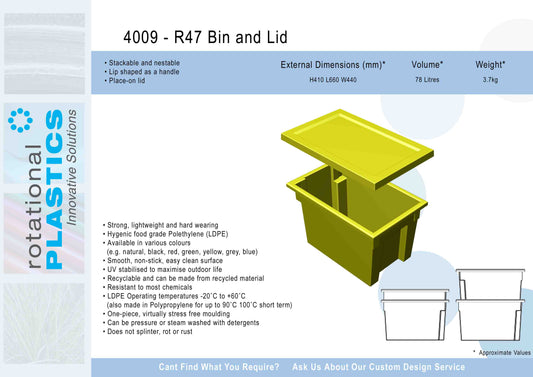 R47 Bin and Lid