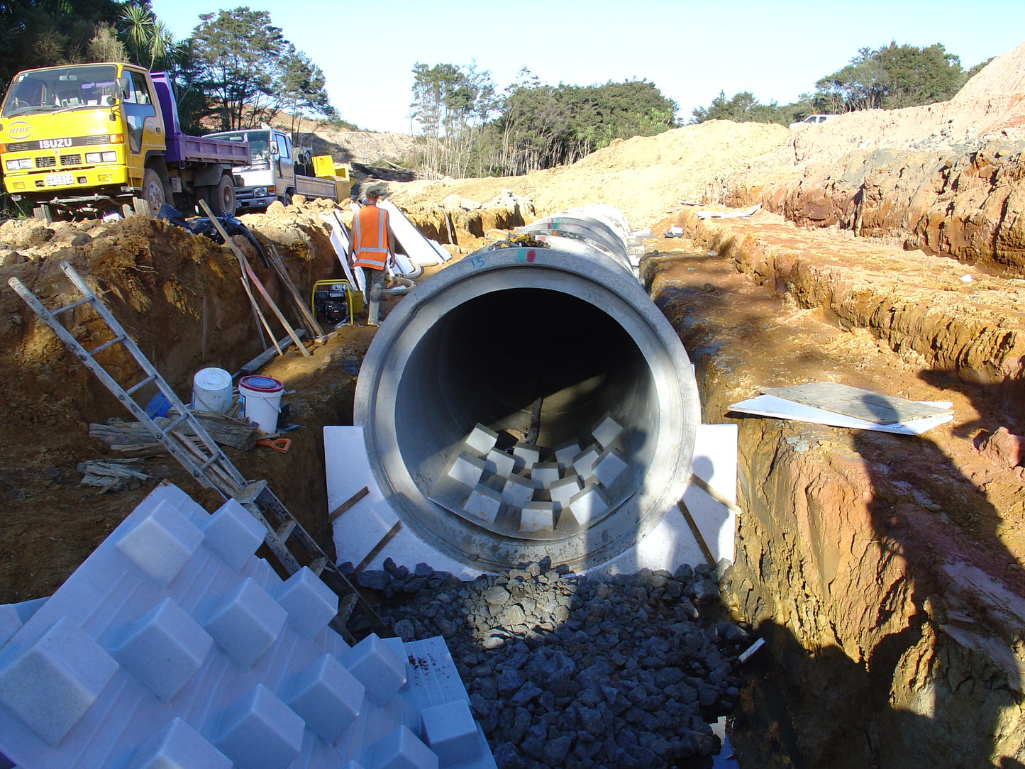 Fish passage baffle (fish ladder)