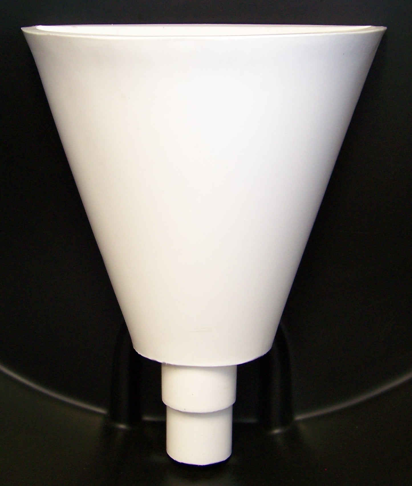 Rainhead 1/2 RND - rnd outlet 80/90mm (WHITE)