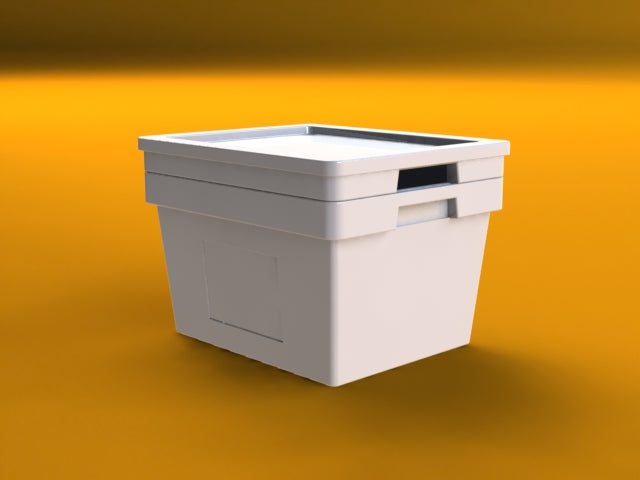 R27 Rectangular Bin with optional Lid
